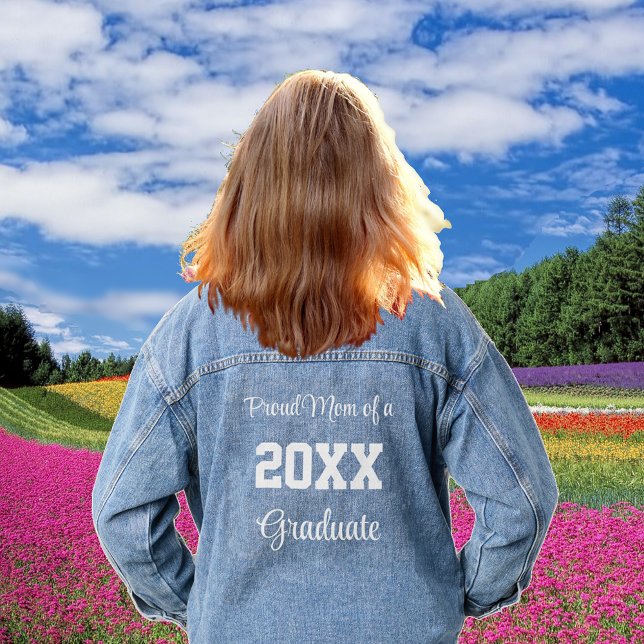 Proud Mom of a 20XX Graduate Denim Jacket (Creator Uploaded)