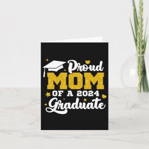 Proud Mom Of A Cl Of Graduate Senior Graduation 1 Card