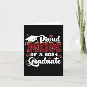 Proud Mom Of A Cl Of Graduate Senior Graduation Card