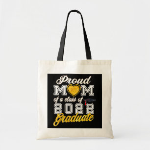 Proud mom of a class of 2022 graduate senior tote bag
