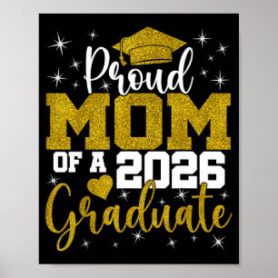 Proud mom of a class of 2026 graduate senior poster