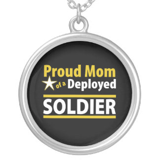 Proud Mom of a Deployed Soldier Necklace