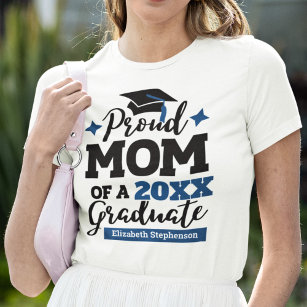 Proud Mom of a graduate cap tassel any year T-Shirt