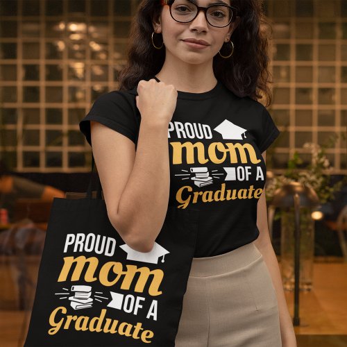 Proud Mom Of A Graduate Womens T_Shirt