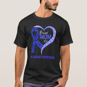 Proud Mom Of A Guillain Barre Syndrome Warrior Rib T-Shirt