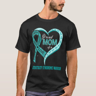 Proud Mom Of A Heterotaxy Syndrome Warrior Ribbon T-Shirt