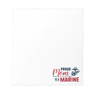 Proud Mom of a Marine Notepad