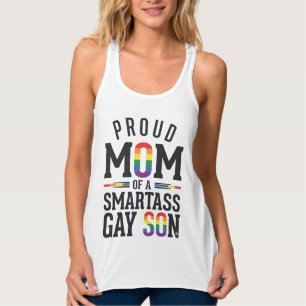 Proud Mom of a Smartass Gay Son Vintage Shirt Desi