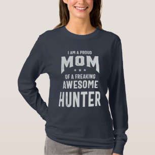 Proud Mom Of An Awesome Hunter Player T-Shirt