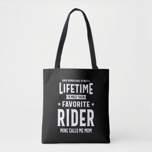 Proud Mom Of An Awesome Rider Player Tote Bag