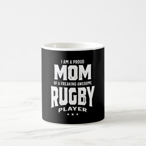 Proud Mom Of An Awesome Rugby Player Coffee Mug