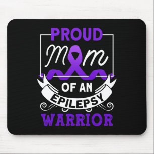 Proud Mom Of An Epilepsy Warrior Epilepsy Awarenes Mouse Pad