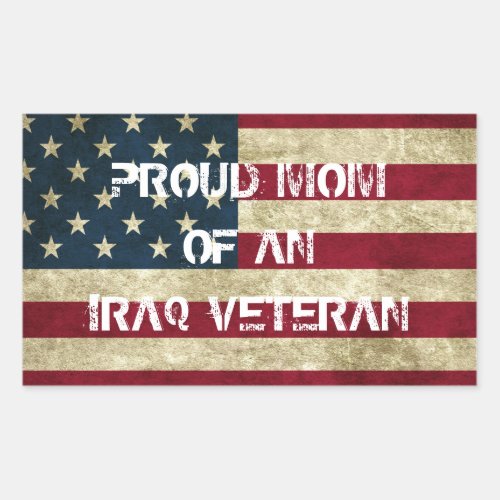 Proud Mom of an Iraq Veteran Sticker
