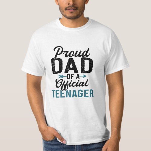 Proud Mom Of An Official Teenager _ 13th Birthday T_Shirt