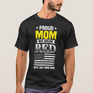 Proud Mom Of Deployed Son Red Friday Family Shirt