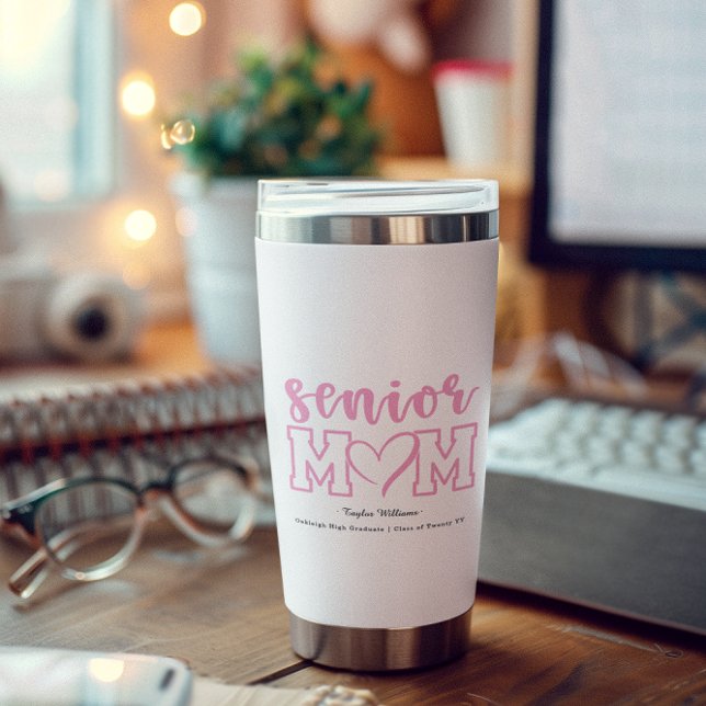 Proud Mom of the Graduate | Senior Mom Heart  Insulated Tumbler (Creator Uploaded)