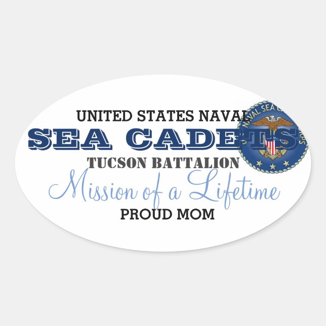 Proud Mom Oval Sticker (Front)