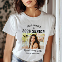 Proud Mom Senior Custom Year Graduate Photo Parent