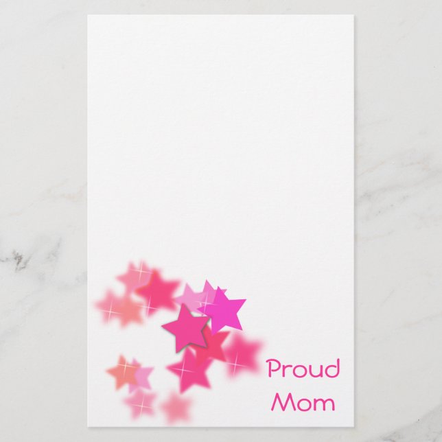 Proud Mom Stationery (Front)