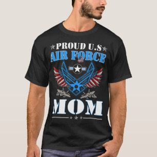 Proud Mom US Air Force Veteran Day Military Family T-Shirt