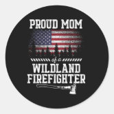 Wildland Firefighter With Drip Can Vinyl Sticker Decal Proud