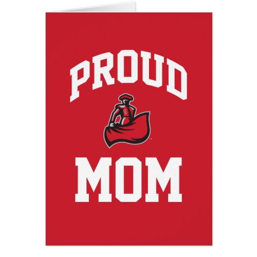 Proud Mom with Matador on Red