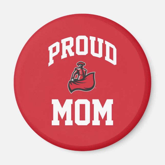 Proud Mom with Matador on Red Magnet (Front)