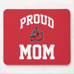 Proud Mom with Matador on Red Mouse Pad