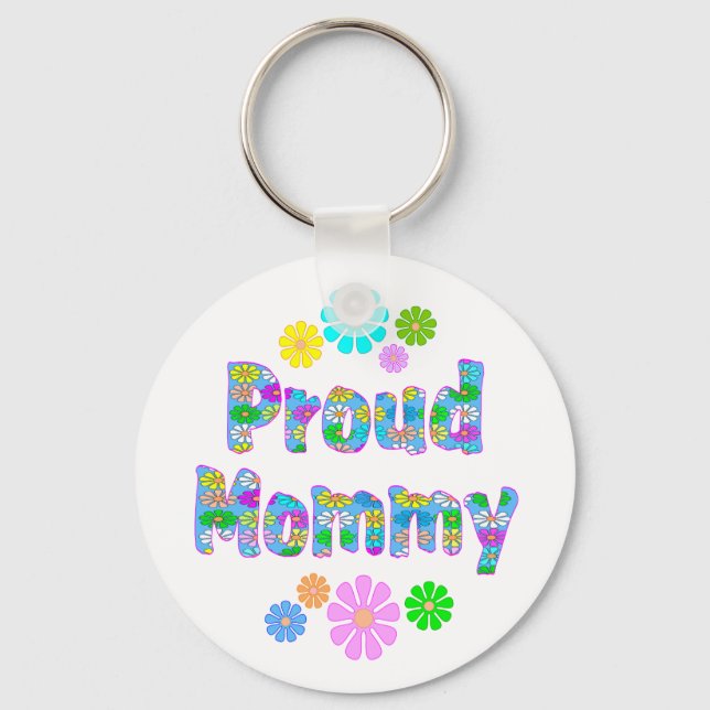 Proud Mommy Keychain (Front)