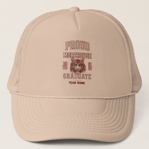 Proud Morehouse man personalized hbcu Trucker Hat