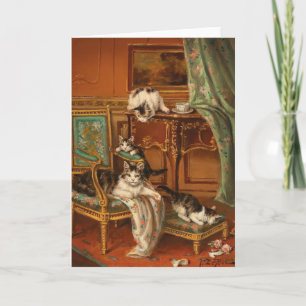 Proud Mother Cat   Jules Le Roy Card