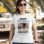 Proud Mother of a 2024 Graduate T-Shirt<br><div class="desc">Beaming with pride of the success of your childs achievements! Then show them how proud you are with these personalized graduation ceremony t-shirts featuring a photograph of your kid,  the text "proud mother of a 2024 graduate",  their name,  and high school/college.</div>