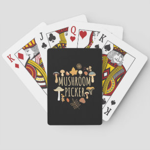 Proud Mushroom Picker Poker Cards