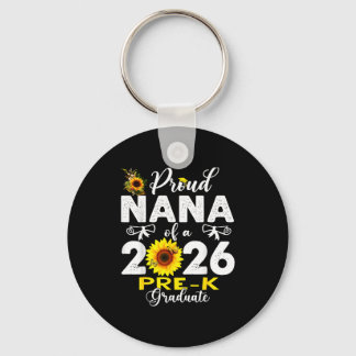 Proud nana of 2026 pre-k graduate mothers day keychain