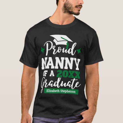 Proud Nanny of a 2023 graduate family matching  T_Shirt