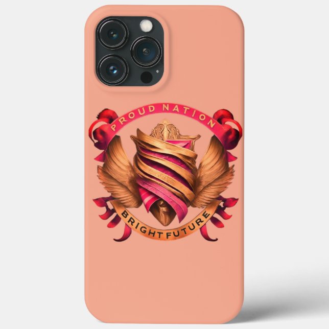 Proud Nation Bright Future iPhone / iPad case (Back)
