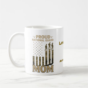 Proud National Guard Mom – Patriotic Military Coffee Mug