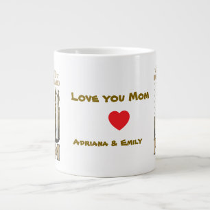 Proud National Guard Mom – Patriotic Military Giant Coffee Mug