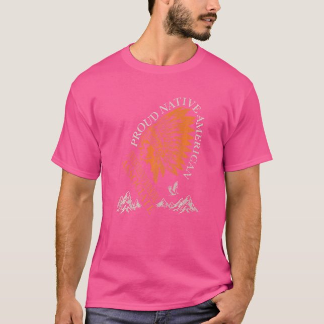 Proud Native American Job Investment Banking Assoc T-Shirt (Front)