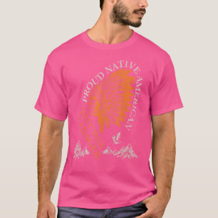 Proud Native American Job Janitorial Manager T-Shirt