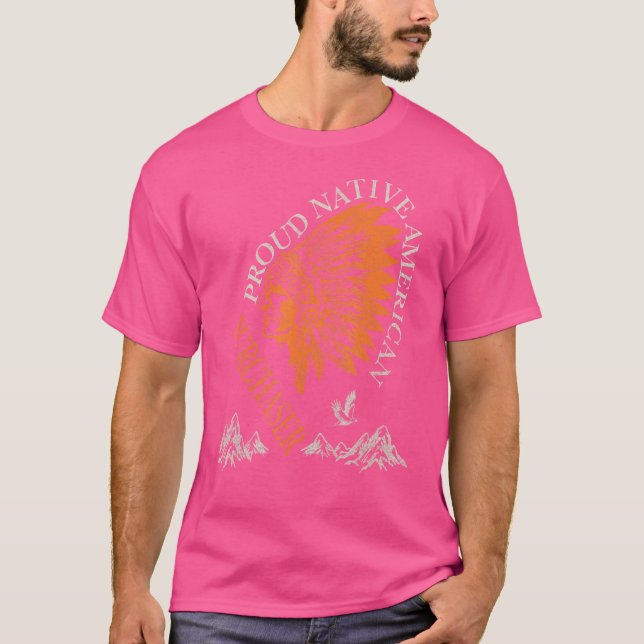 Proud Native American Job Purchaser T-Shirt (Front)