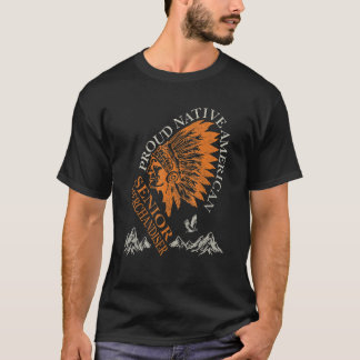 Proud Native American Job Senior Merchandiser T-Shirt