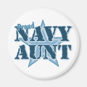 Proud Navy Aunt Magnet