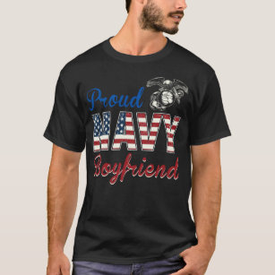 Proud Navy Boyfriend  T-Shirt