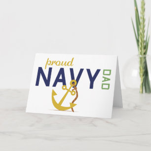 Proud Navy Dad Card