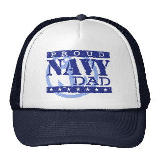Proud Navy Dad Hats | Zazzle