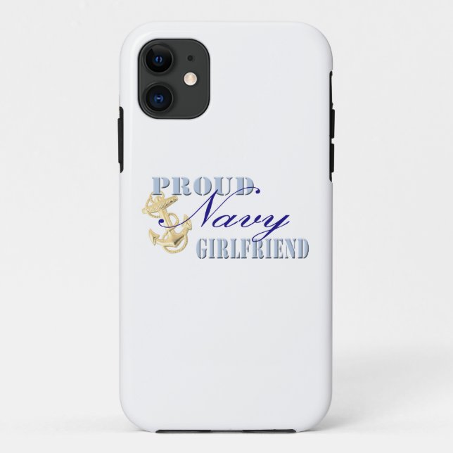 Proud Navy Girlfriend IPhone 5 Case (Back)