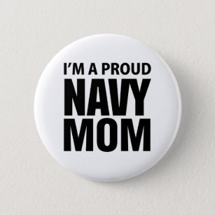 Proud Navy Mom button