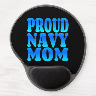 Proud Navy Mom Gel Mouse Pad