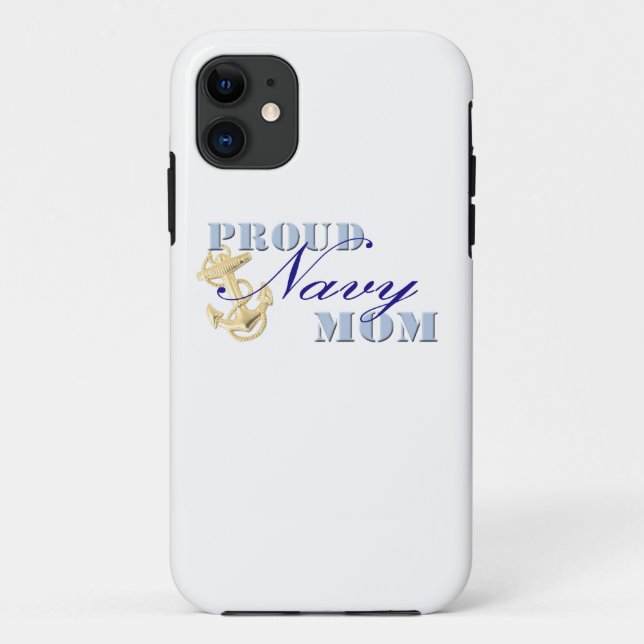 Proud Navy Mom IPhone 5 Case (Back)
